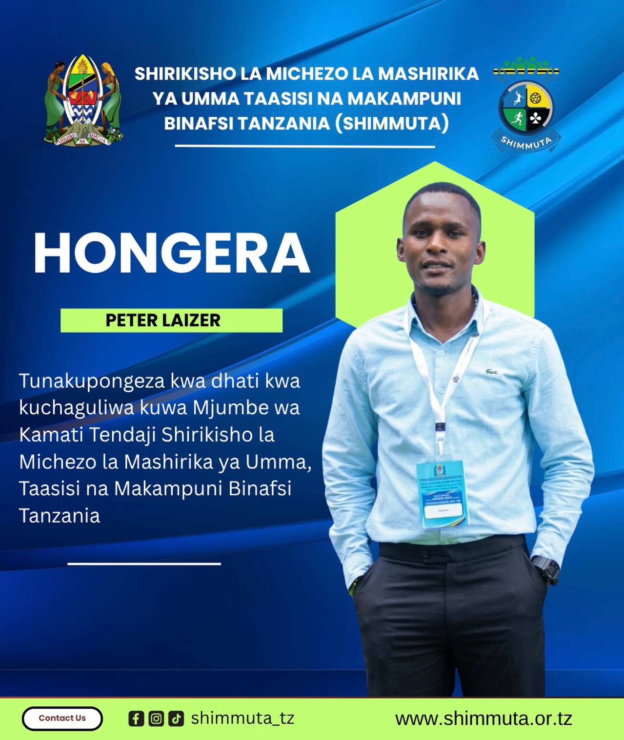 Pongezi kwa Laizer Kuchaguliwa Kamati Tendaji