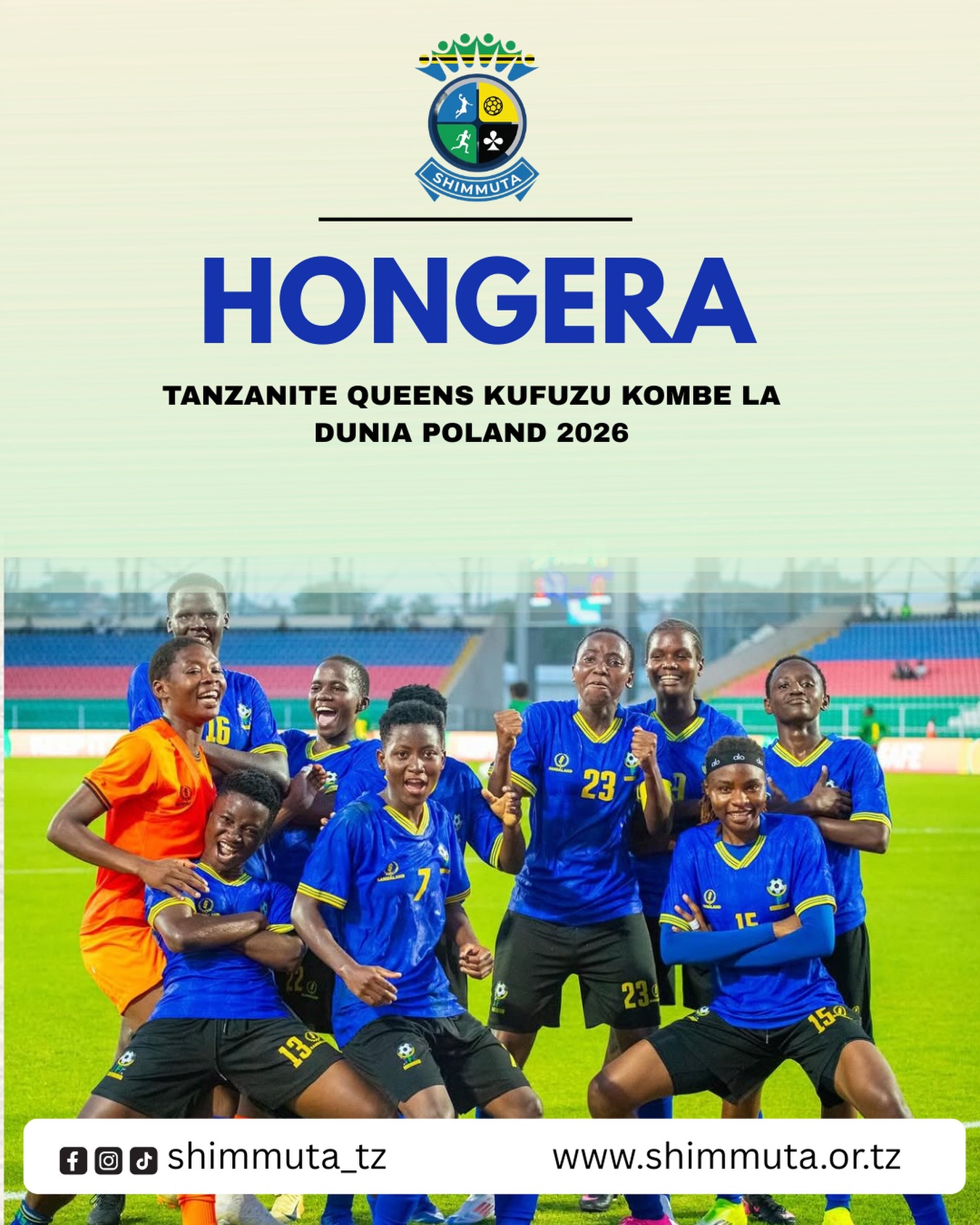 Hongera Tanzanite Queens Kufuzu Kombe la Dunia