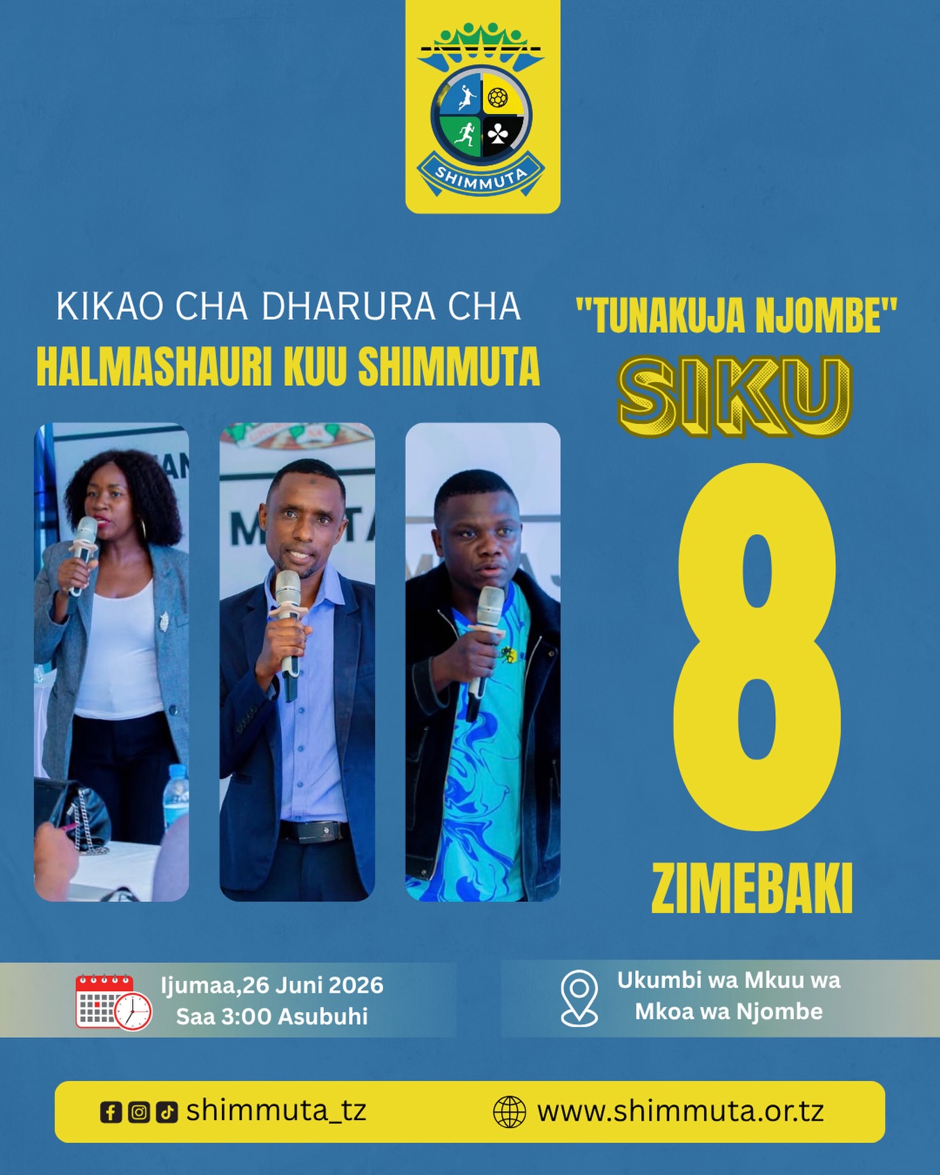 Siku Nane Kuelekea Kikao cha SHIMMUTA Njombe